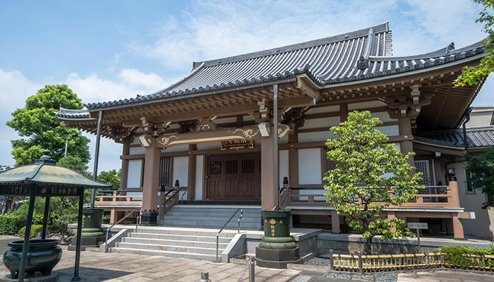 東京都世田谷区にある勝國寺の外観写真